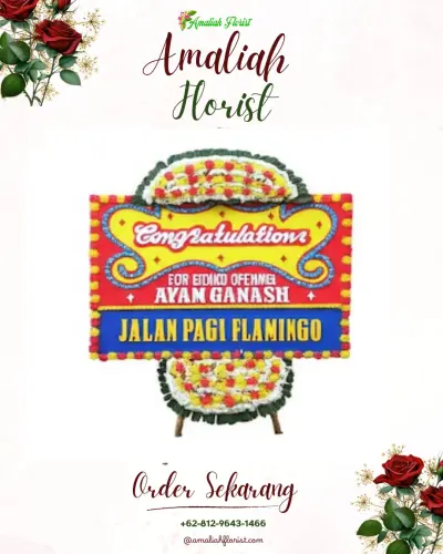 Bunga Papan Congratulation di Humene